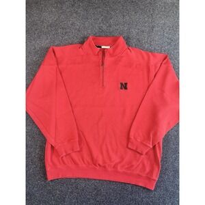 Cutter & Buck Nebraska Cornhuskers 1/4 Zip Pullover Red XXL NCAA Huskers